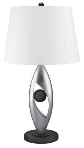 New Blink Modern Desk Lamp 32H Siver Black Table Lamp